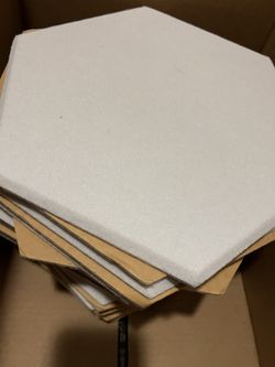 NEW Sound Reducing Acoustic Panels With Sticky Back $20 For 20 Pc 