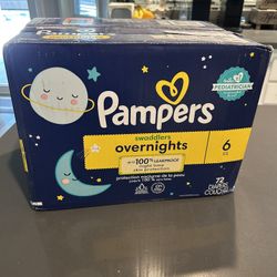 Pampers Swaddlers Overnights Size 6