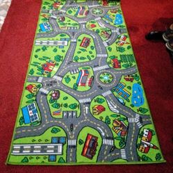 Kids 60" x 30" Car Playmat