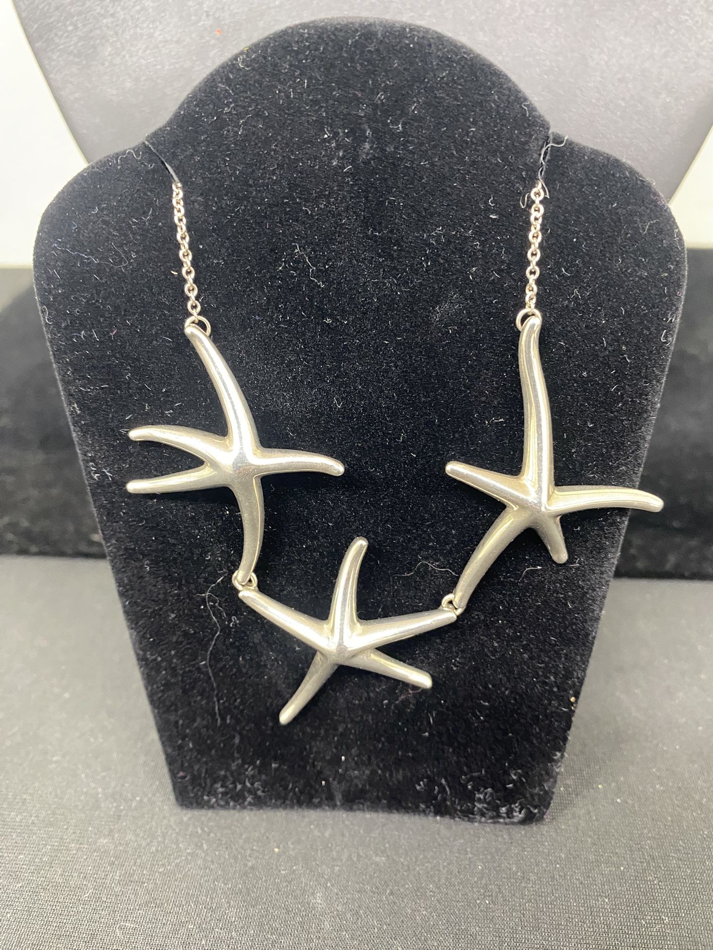 TIFFANY & CO SILVER STARFISH NECKLACE
