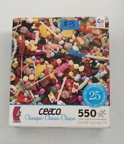 Classic Candy 550 Piece Jigsaw Puzzle 