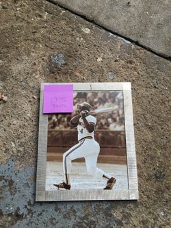 1975 Framed Photo Of Henry Aaron See My Site Lots Of Sports Stuff