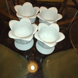 4 Ceramic Dessert Cups