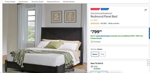 King sized Bed frame