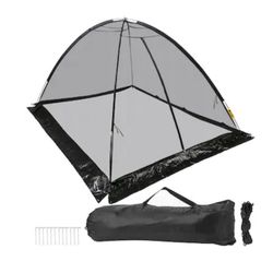 BRAND NEW IN BOX VEVOR 13x17 FT Garden Pond Net 204-in x 156-in x 88.8-in Black Mesh Pond Net