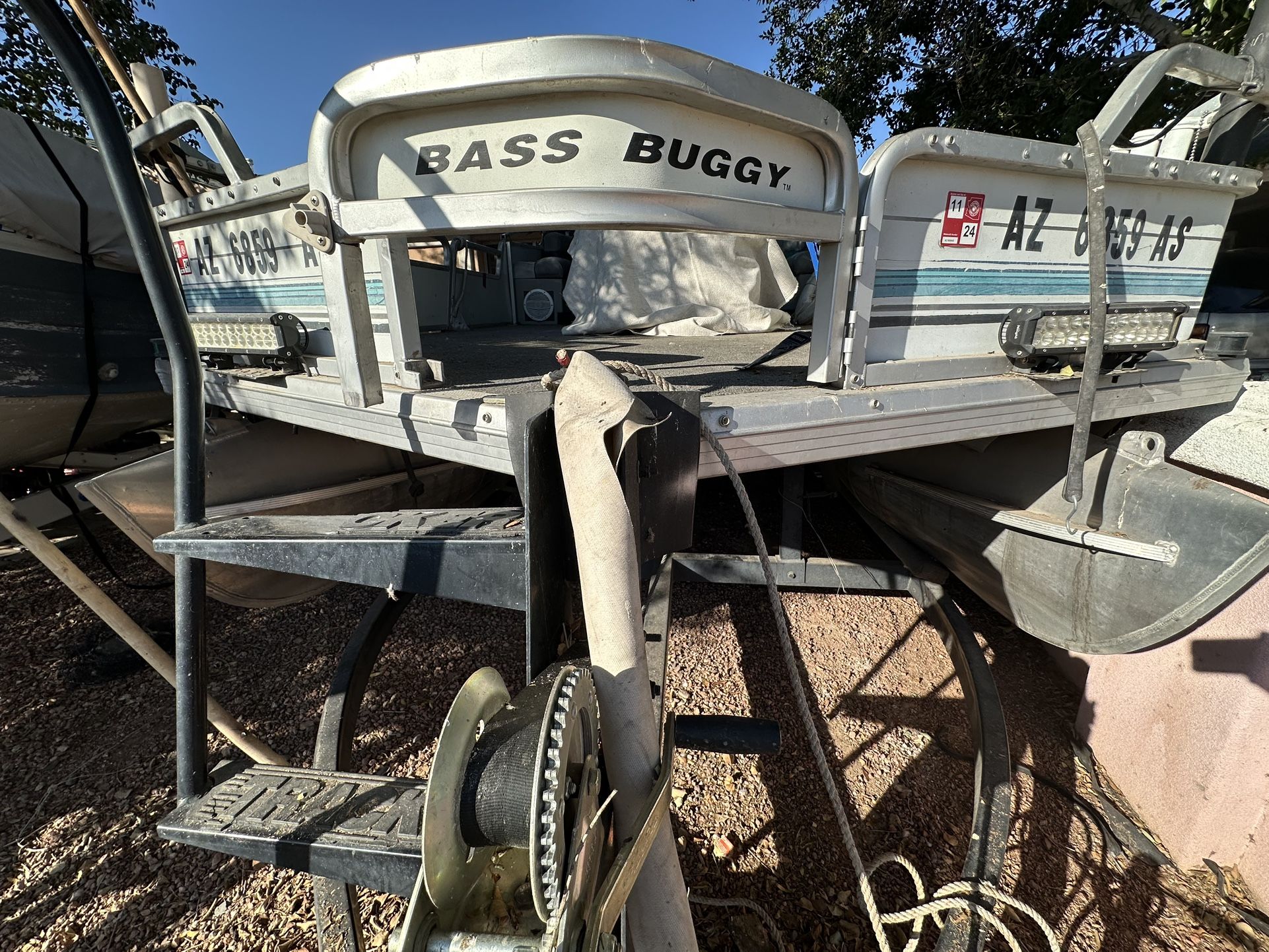 1996 tracker pontoon boat 18ft