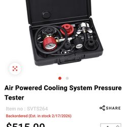 Snap On Coolant Pressure Tester ( SVTS264 )