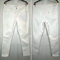Levi’s, 311, Shaping Skinny Jeans, Women’s White, Size 32,