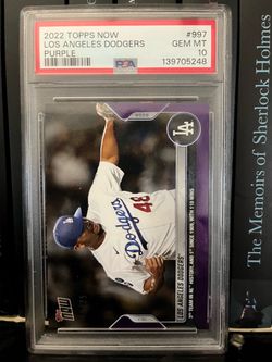 2022 Topps NOW Los Angeles Dodgers Purple #997 PSA 10 GEM MT /25