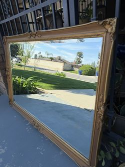 Vintage Gold ornate mirror