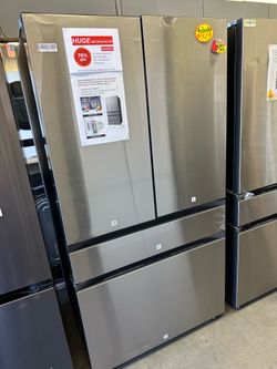 Sale🚨Bespoke 36 in. 29 cu. ft. 4-Door French Door Refrigerator