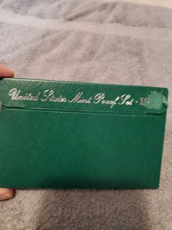United States Mint Proof Set Green Envelope
