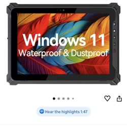 iEdge T10W-2D Rugged Windows Tablet, 10.1" Scan, 8GB+128GB,4G LTE,GPS,BT5.0,WiFi