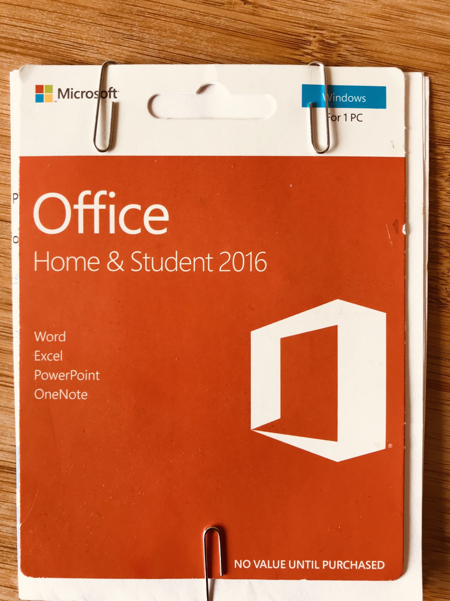 Microsoft Office (2016) w/ key