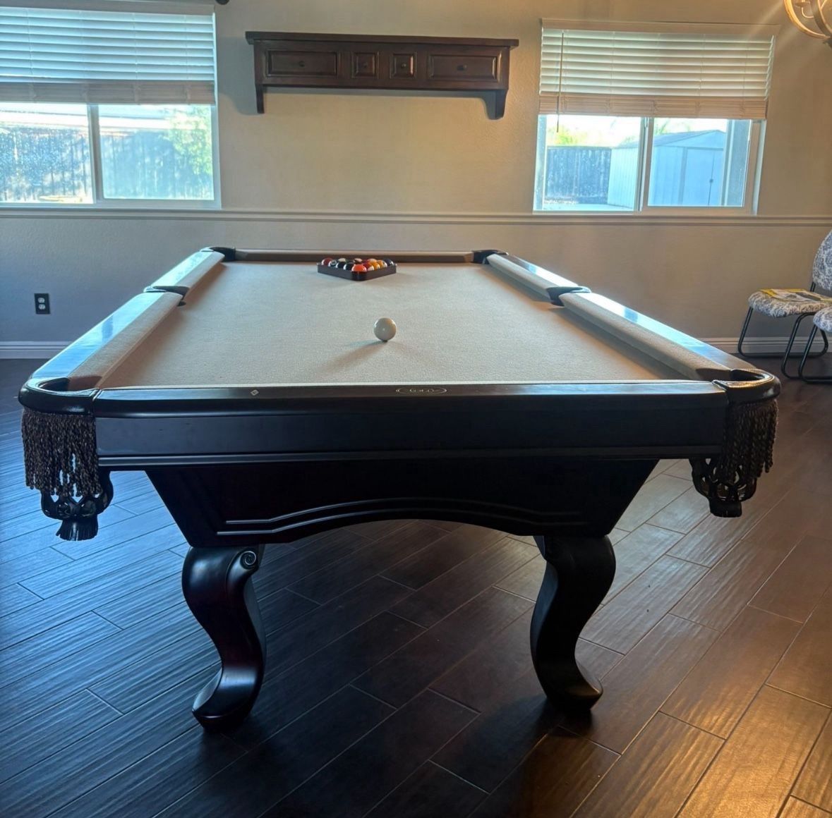 Pool Table 8ft ( Free Delivery & Set Up & New Color Felt Of Your Choice