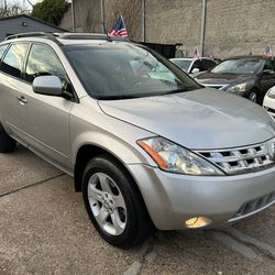 2005 NISSAN MURANO SL AWD

FINANCING AVAILABLE THROUGH LENDERS!
CLEAN CARFAX!
CLEAN TITLE!

Just inspected , good until 01/25
Serviced and detailed, r