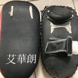 Muy Thai pads for striking and kickboxing