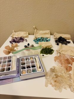 Large Assortment Of Crystals 