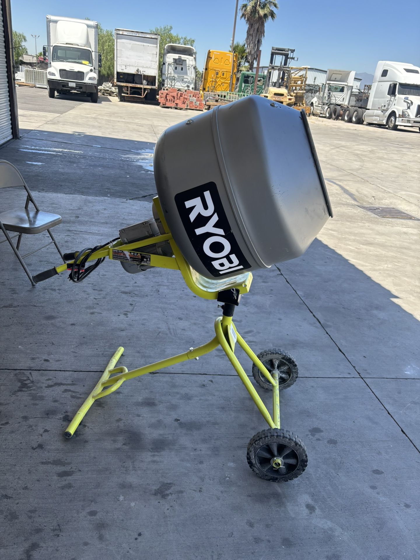 RYOBI 5.0 cu. ft. Portable Concrete Mixer