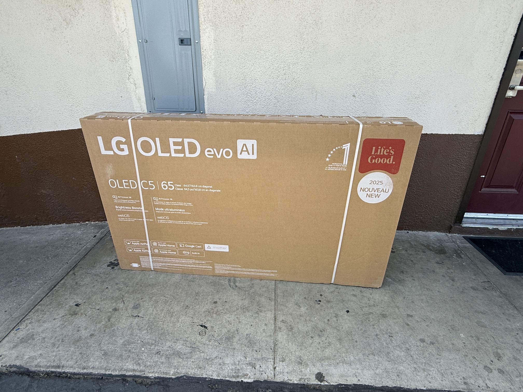 LG 65” Class OLED evo Ai C5 4k Smart TV
