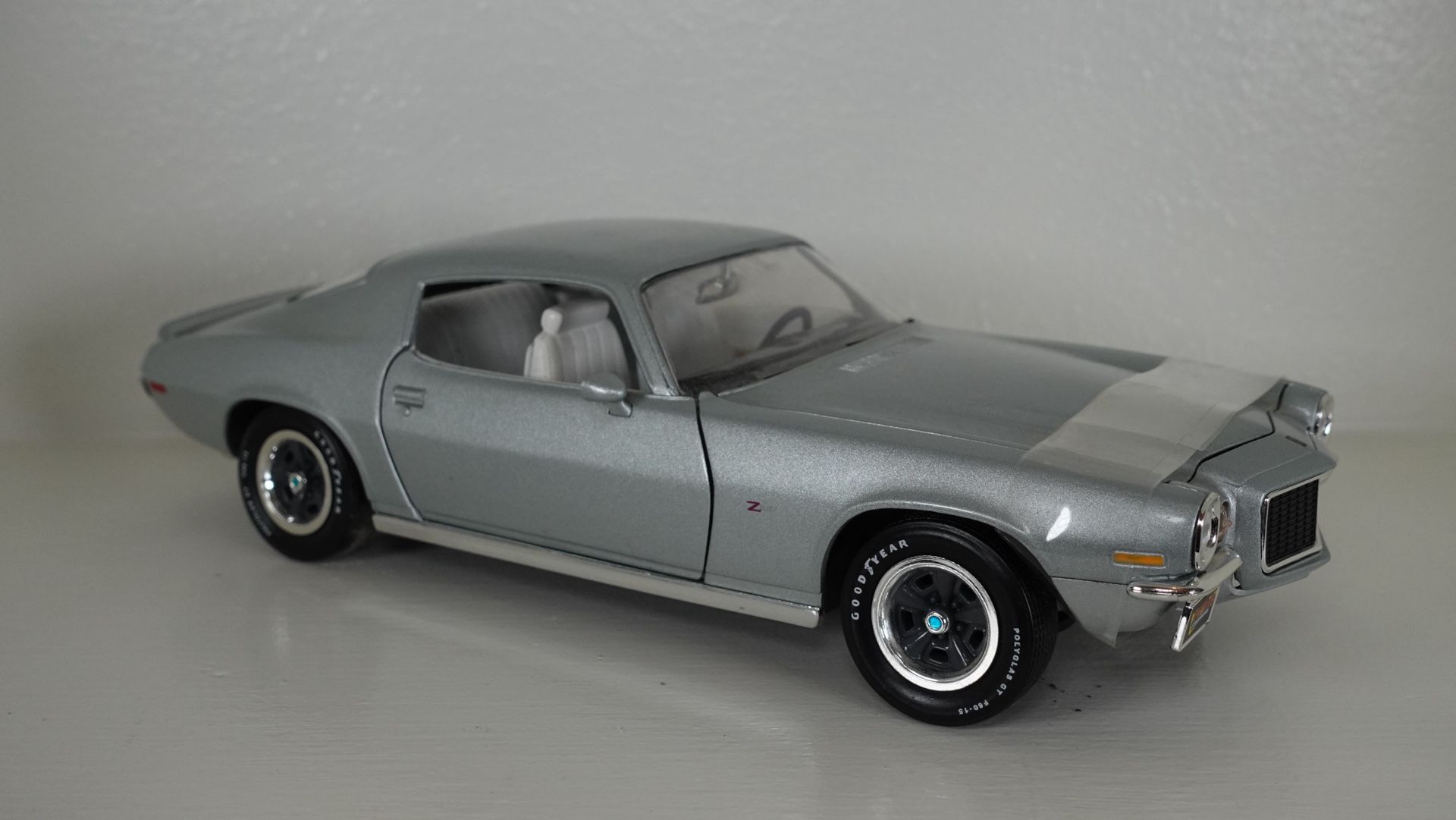 VINTAGE Ertl 1970 Camaro (Silver) FAST TIMES 1:18 American Muscle