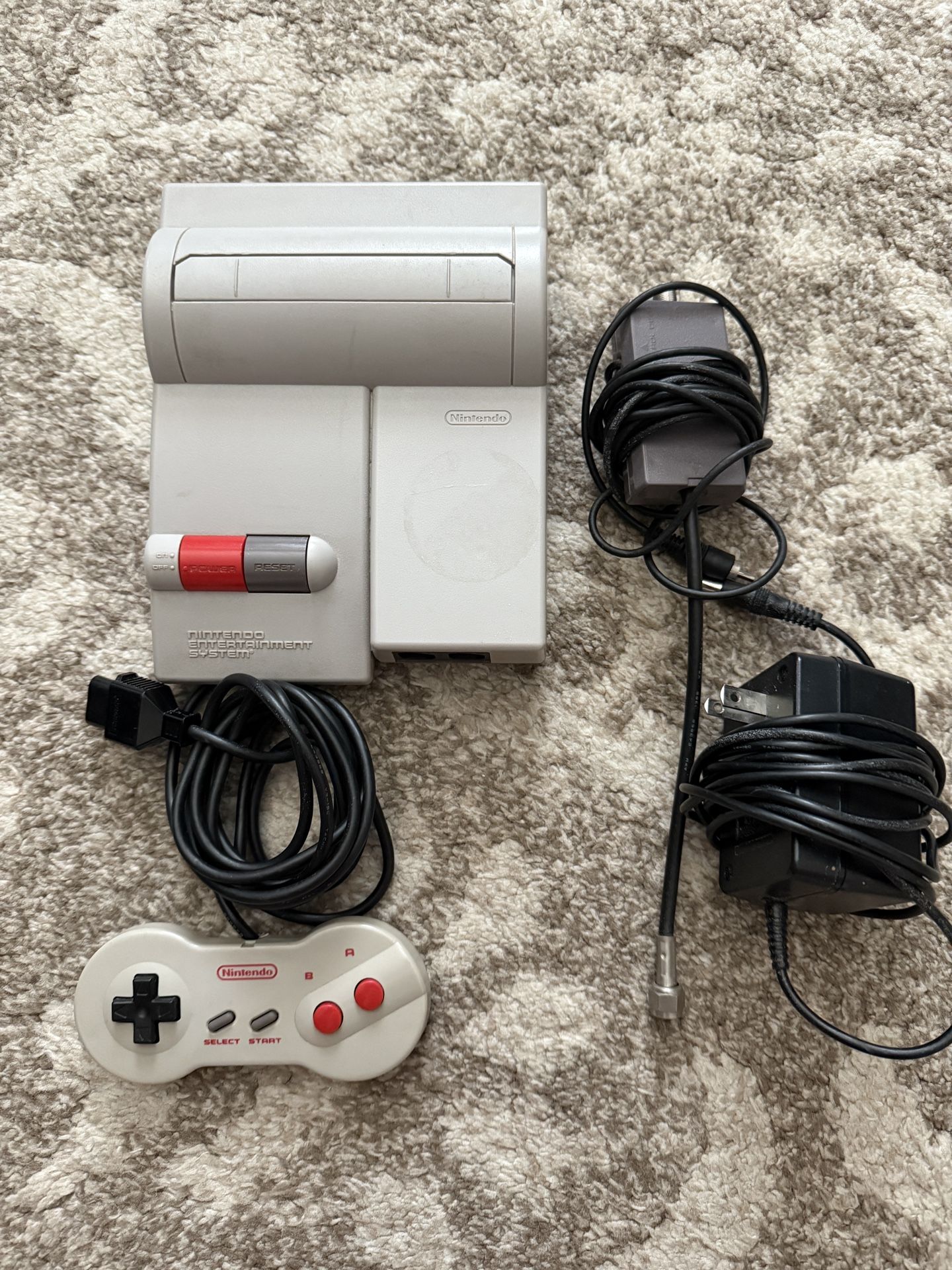 Nintendo Nes Top Loader Console
