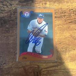 Alex Rodriguez Autographed 2020 Topps Card Yankees Rangers Mariners Signed 