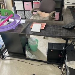 Bookcase & Computer Desk