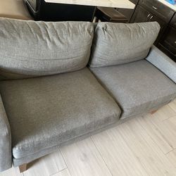 Light Gray Small Couch 