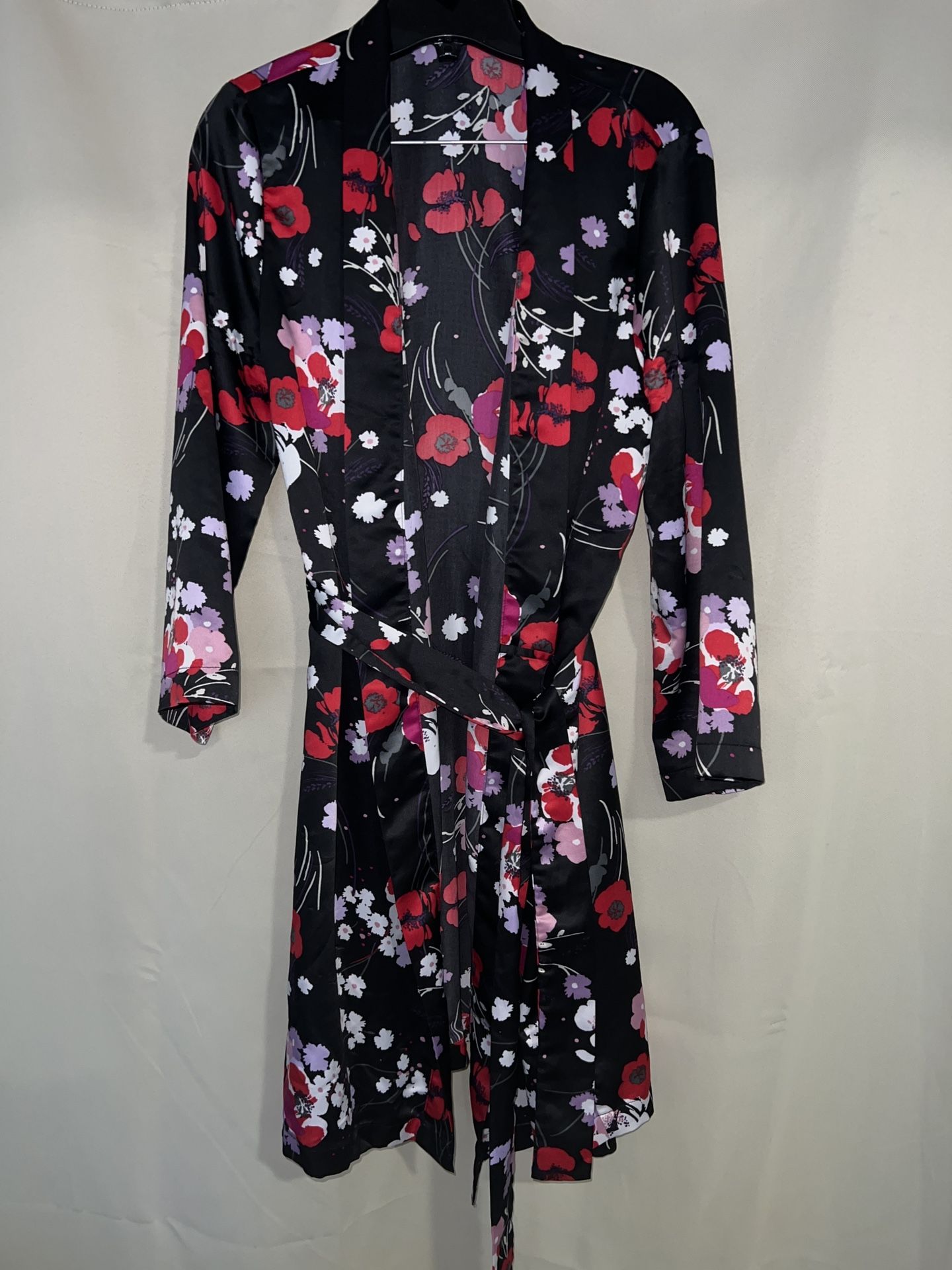 Silk Floral Robe $12 OBO