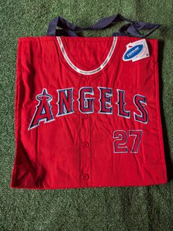 Los Angeles Angels #27 Vlad Guerrero MLB Jersey-Style Tote Bag