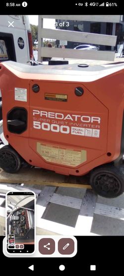 Predator 5000 Super Quiet Inverter Dual Fuel Generator