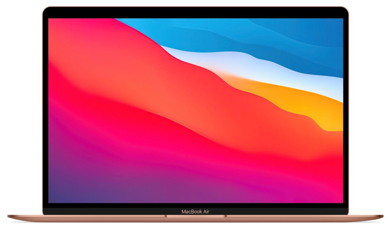 Apple MacBook Air 13.3" Gold- Apple M1 Chip, 8GB Memory 256GB SSD, 100% Battery Life