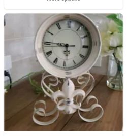 Shabby chic decor clock