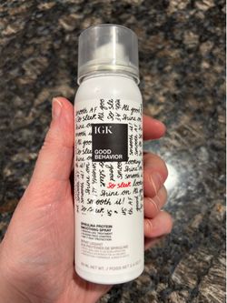 NEW IGK PROTEIN SMOOTHING HEAT PROTECTANT SPRAY $6!!