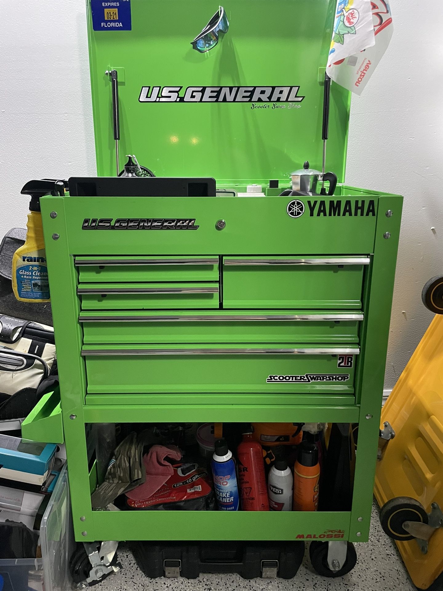 Us General Tool Box Like New WITH TOOLS 