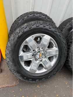 20 inch Gm oem wheels with tires the wheels have a lot of scuffs on face please zoom in picture