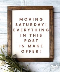 EVERYTHING in this post is MAKE OFFER! Moving 7/25 NEED GONE! Check my profile for more items!