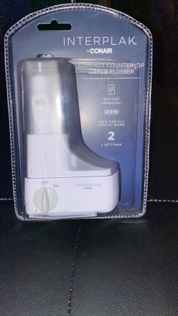 Interplak By Conair Compact Countertop Water Flosser (Brand New)