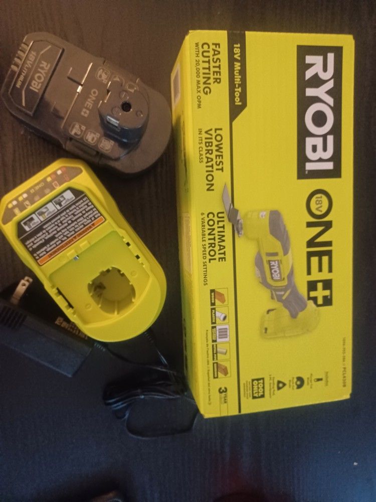 Ryobi 18V Multi-Tool w/ 4ah Batt & Charger