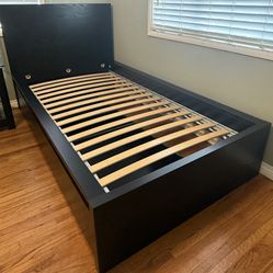 IKEA MALM Twin Bed With Storage