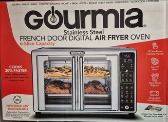 New Gourmia Stainless Steel Air Frier