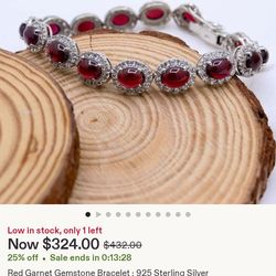 S925 Gemstone diamond bracelet