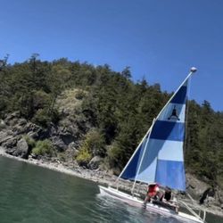 2013 American Sails Inc. Aqua Cat 12.5 Catamaran & Trailer