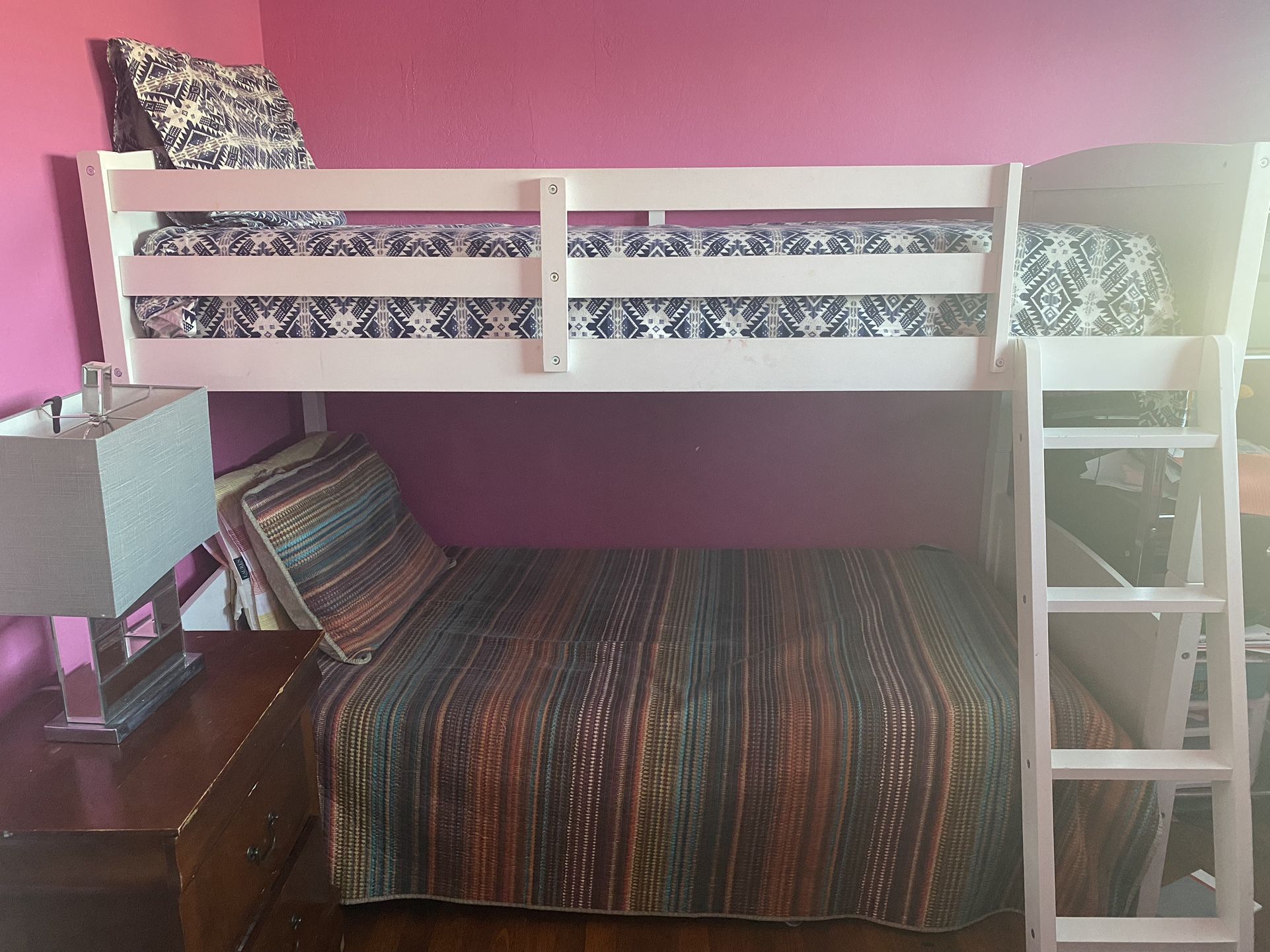 Beige Colored Bunk Bed