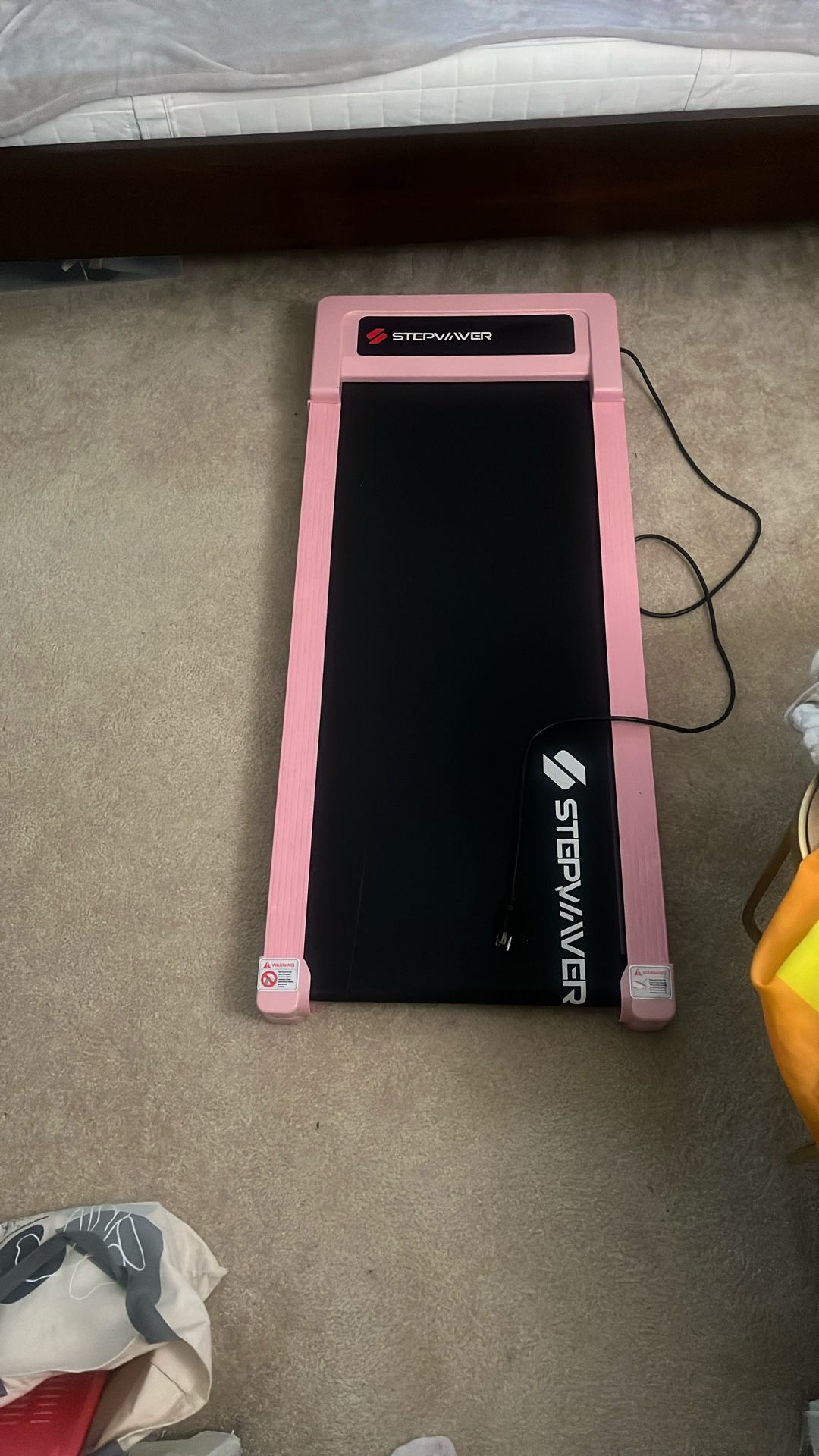 Pink Walking Pad Treadmill