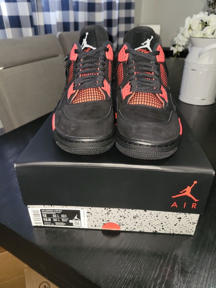 Jordan 4 Crimson Red Thunder 