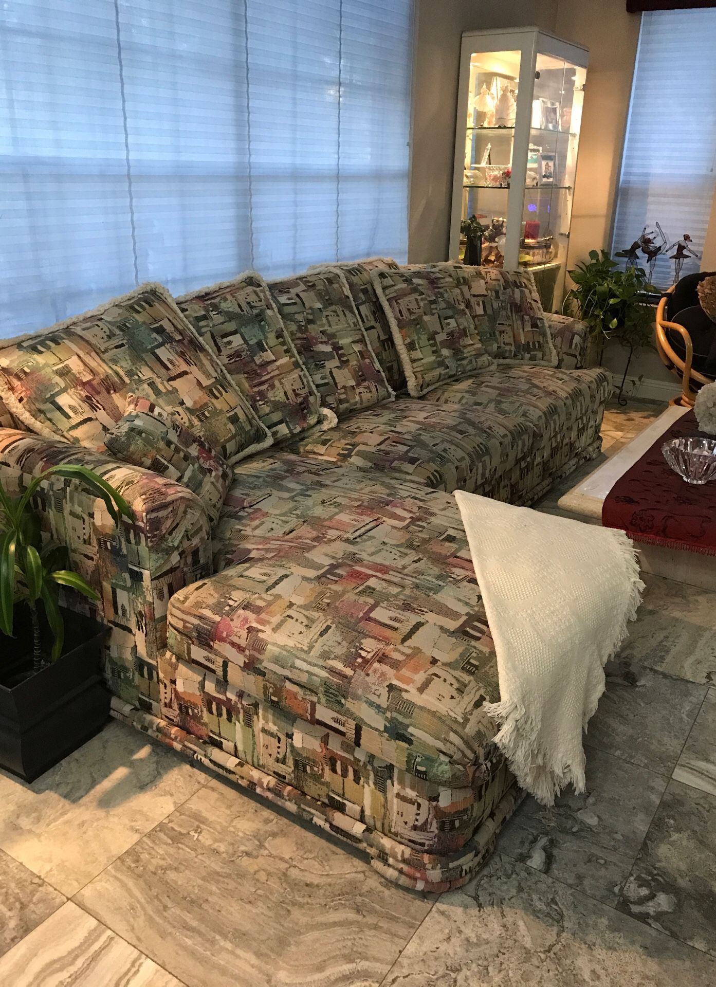 Couch, multi-colored: need to sell