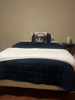 Queen bed with mattress