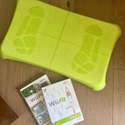 Wii Fit Balance Board, Wii Fit Game, Wii Play Game